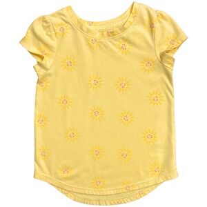 Cat & Jack 4T yellow sun tshirt